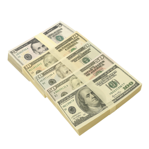 US Bundle Mixed Bills – 100 PCS Prop Money